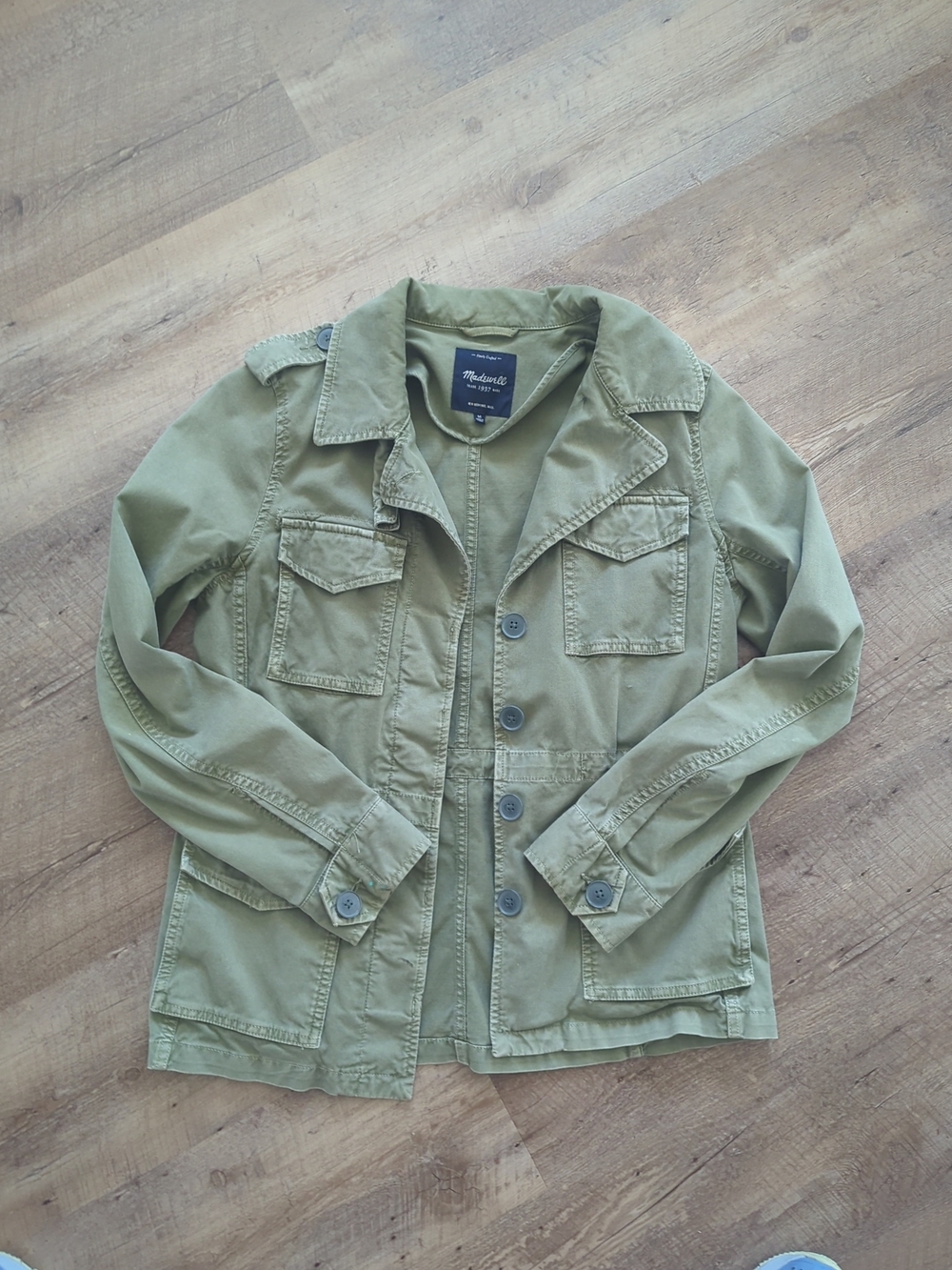 Madewell Women's Military Field Jacket in Olive